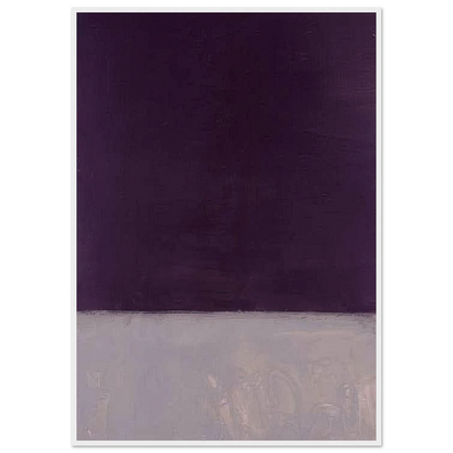 Untitled Black and Gray - 1970 Framed Poster | Mark Rothko Framed Prints Wall Art | Rothko Prints