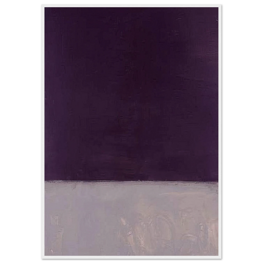 Untitled Black and Gray - 1970 Framed Poster | Mark Rothko Framed Prints Wall Art | Rothko Prints