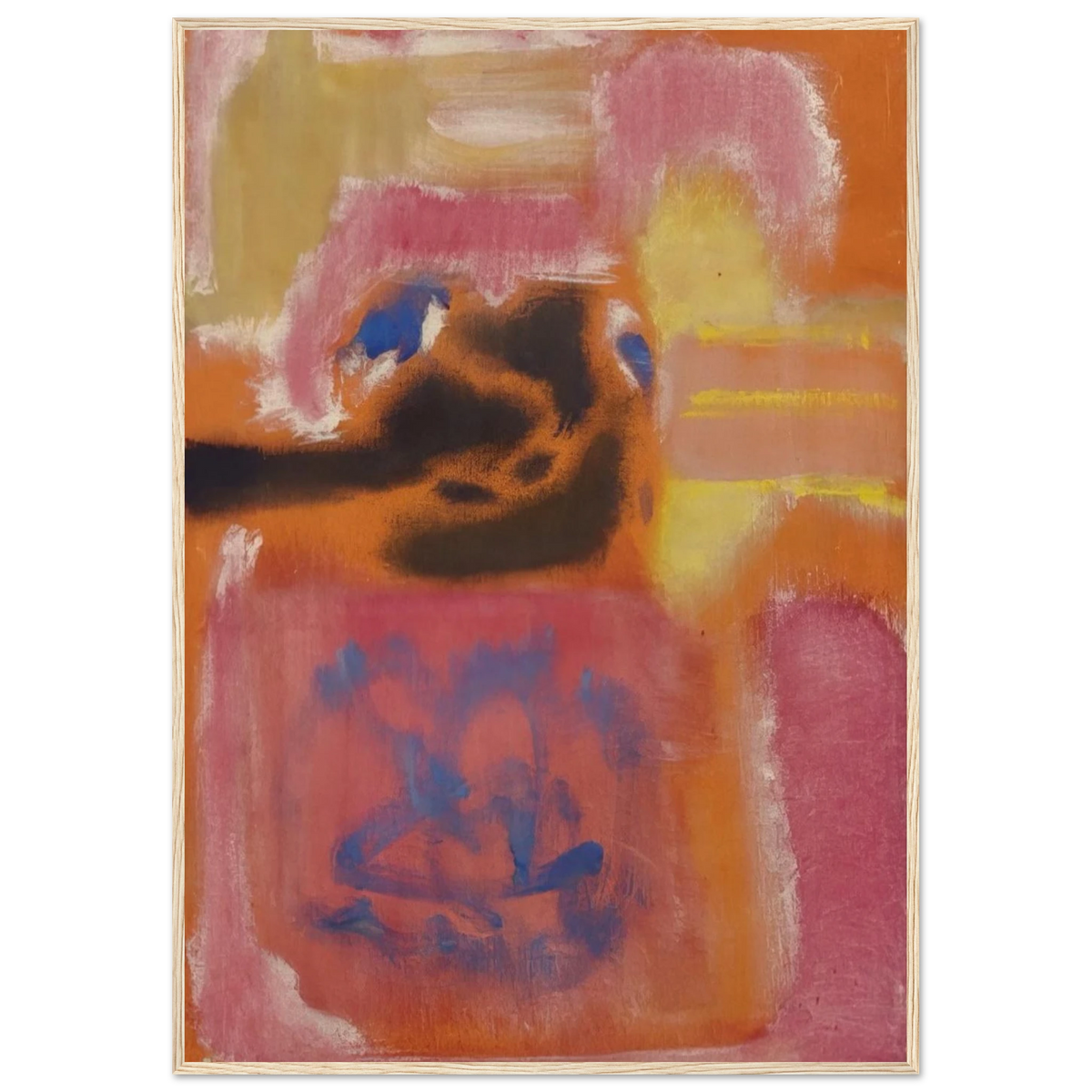 No. 9 - 1947 Framed Poster | Mark Rothko Framed Prints Wall Art | Rothko Prints