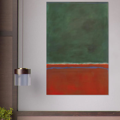 Green and Maroon - 1953 Poster | Mark Rothko Poster | Rothko Prints
