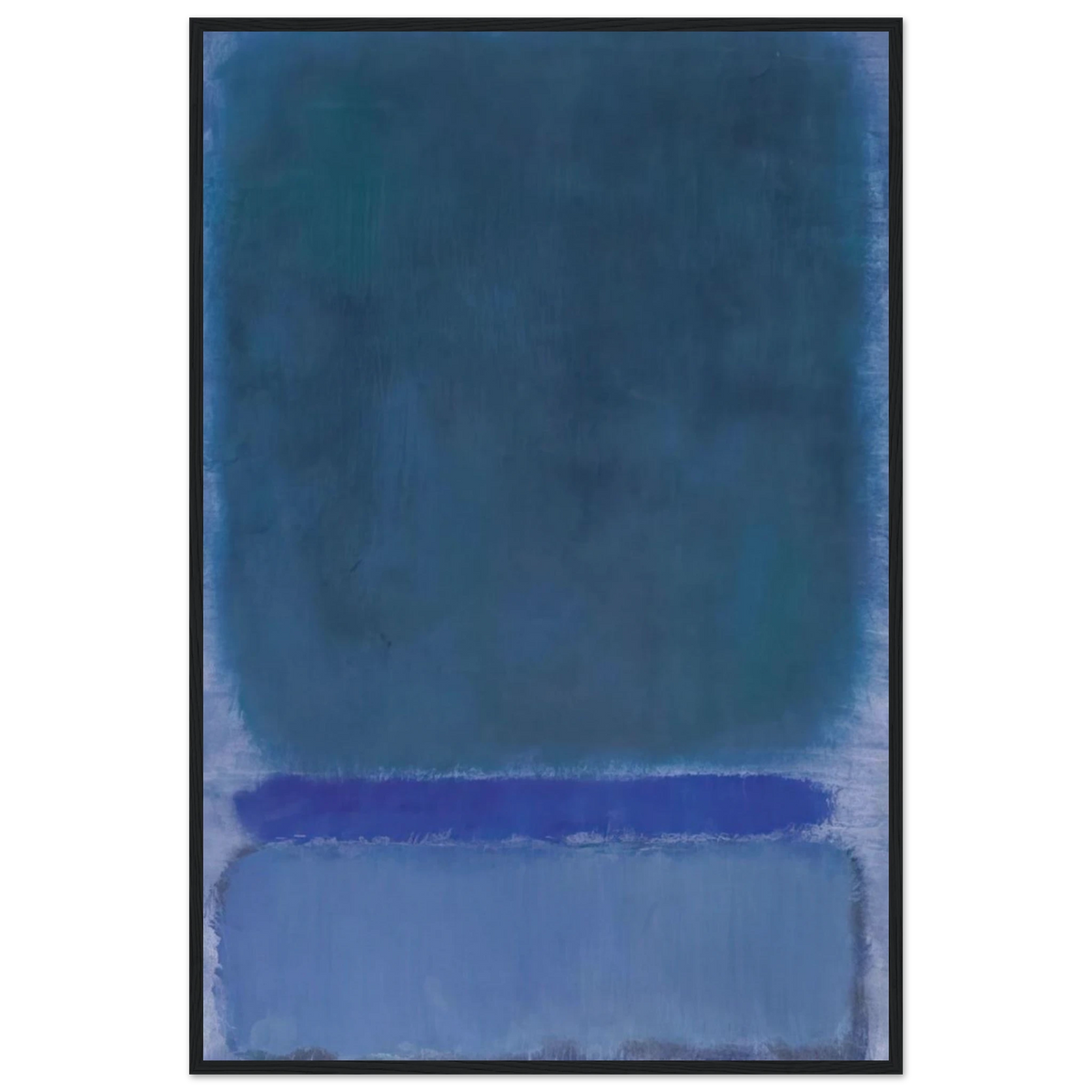 Untitled Green on Blue - 1968 Framed Poster | Mark Rothko Framed Prints Wall Art | Rothko Prints