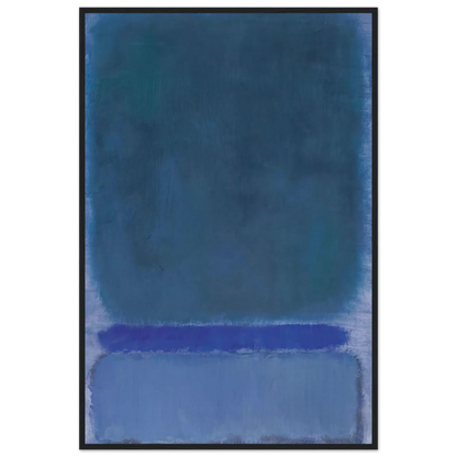 Untitled Green on Blue - 1968 Framed Poster | Mark Rothko Framed Prints Wall Art | Rothko Prints