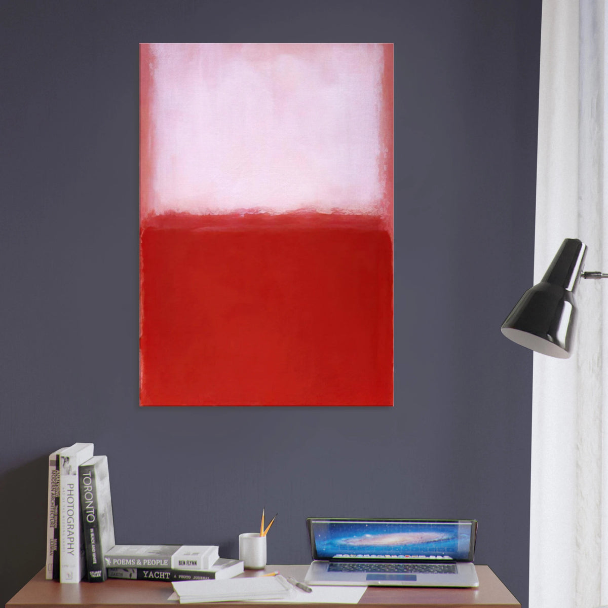 White Over Red - 1957 Canvas | Mark Rothko Canvas | Rothko Prints