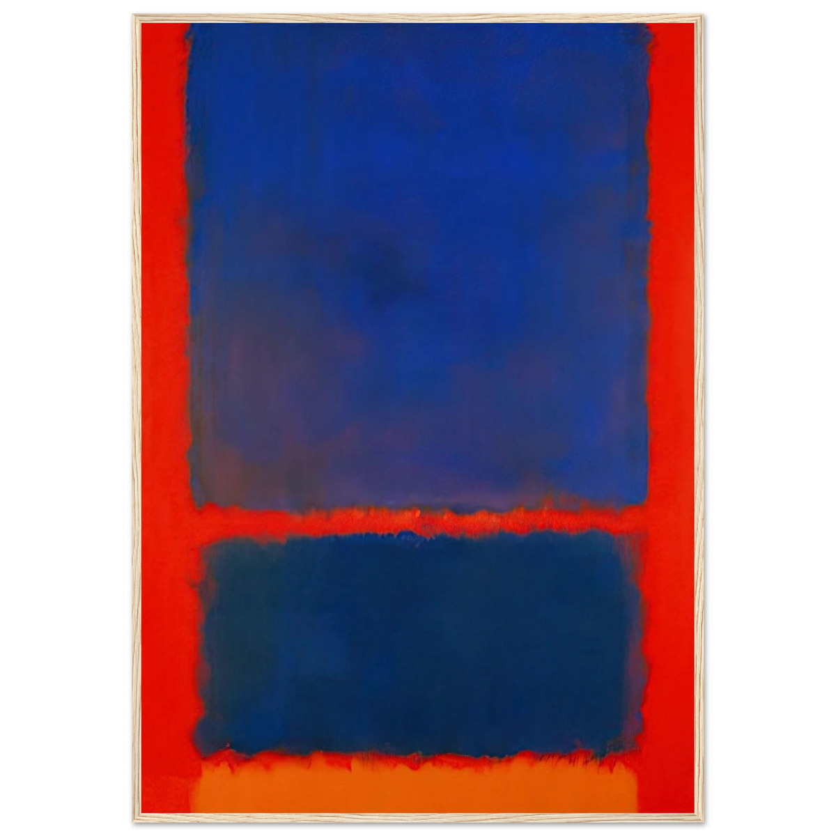Blue, Orange, Red - 1961 Framed Poster | Mark Rothko Framed Prints Wall Art | Rothko Prints
