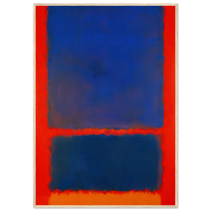 Blue, Orange, Red - 1961 Framed Poster | Mark Rothko Framed Prints Wall Art | Rothko Prints