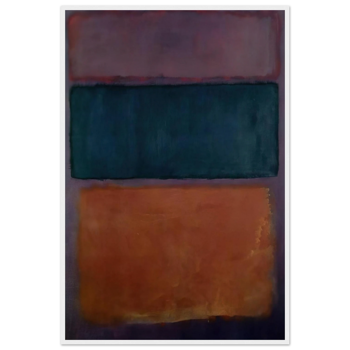 Untitled - 1963 Framed Poster | Mark Rothko Framed Prints Wall Art | Rothko Prints