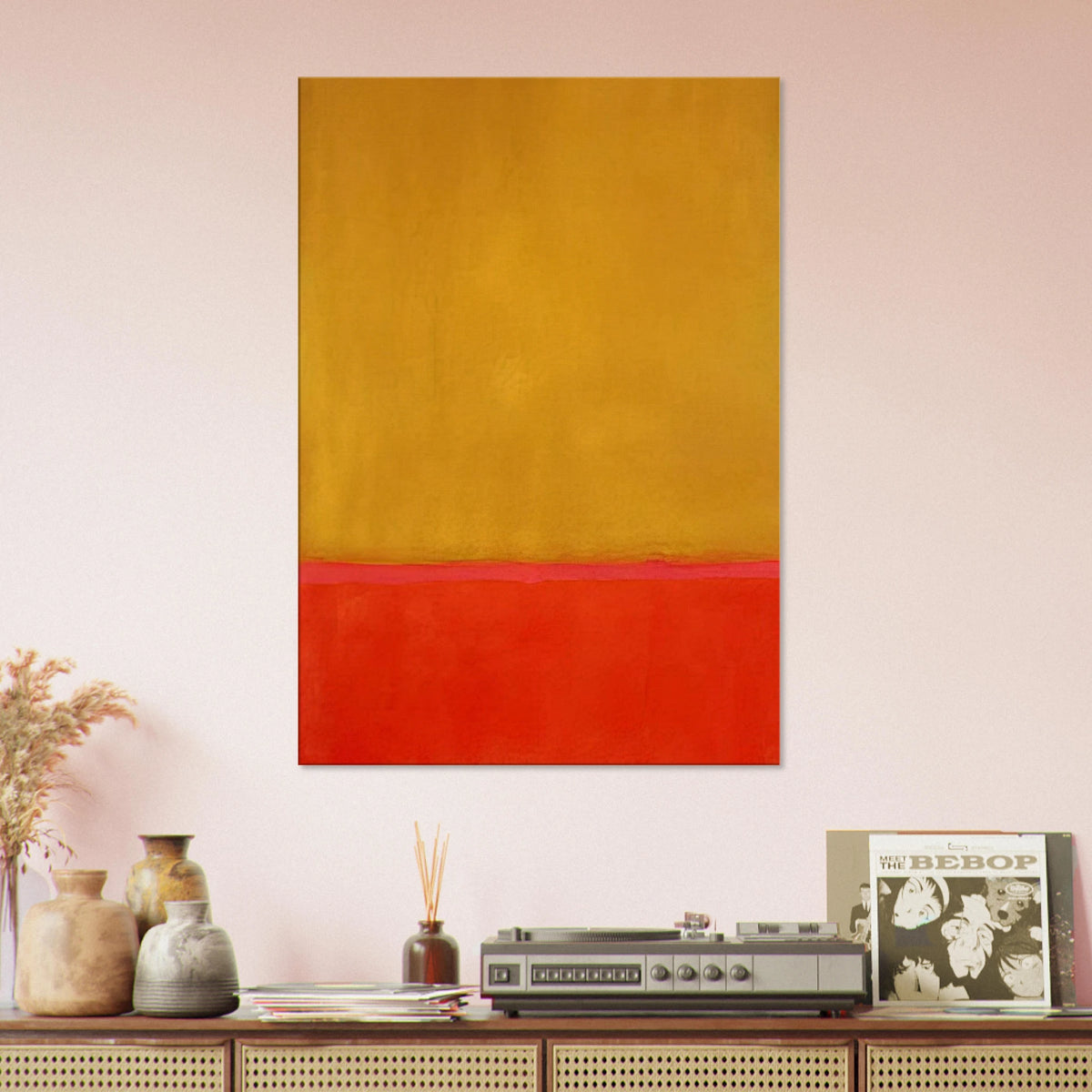 Ochre and Red on Red - 1954 Canvas | Mark Rothko Canvas | Rothko Prints