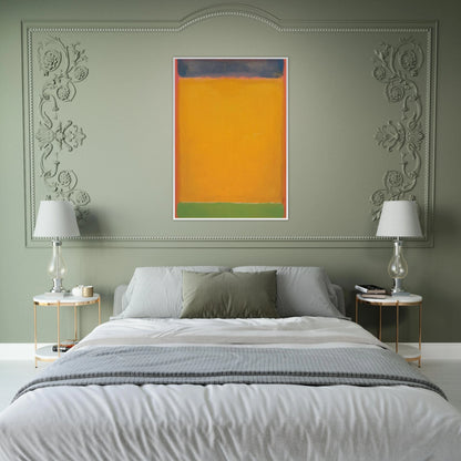 United Blue, Yellow, Green on Red - 1954 Framed Poster | Mark Rothko Framed Prints Wall Art | Rothko Prints