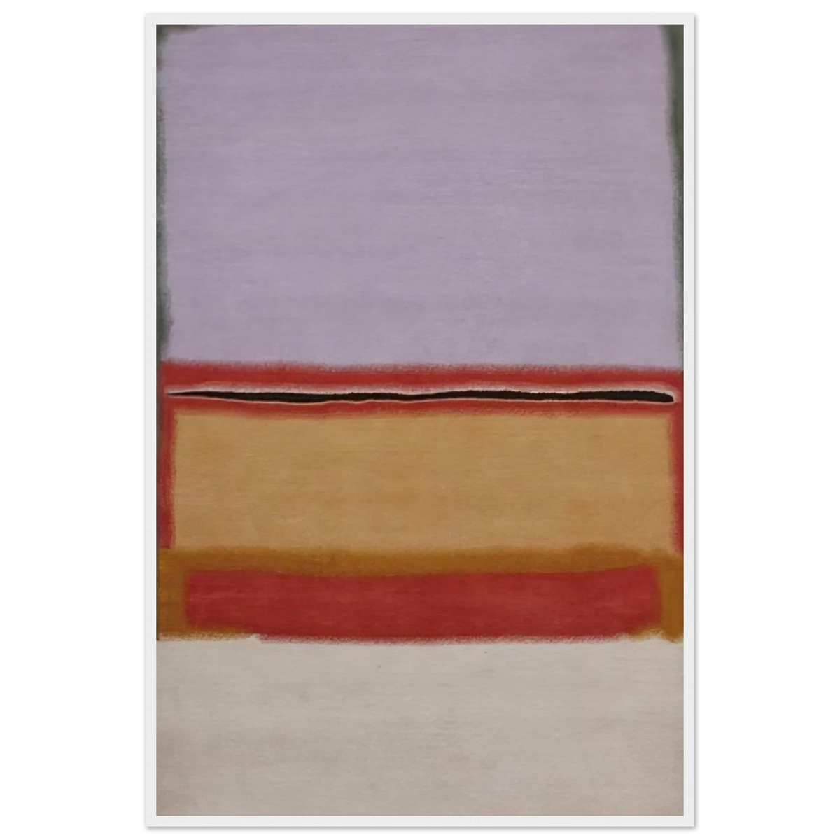 Orange over Violet - 1968 Framed Poster | Mark Rothko Framed Prints Wall Art | Rothko Prints