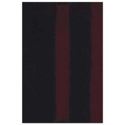 Black on Maroon - 1959 Poster | Mark Rothko Poster | Rothko Prints