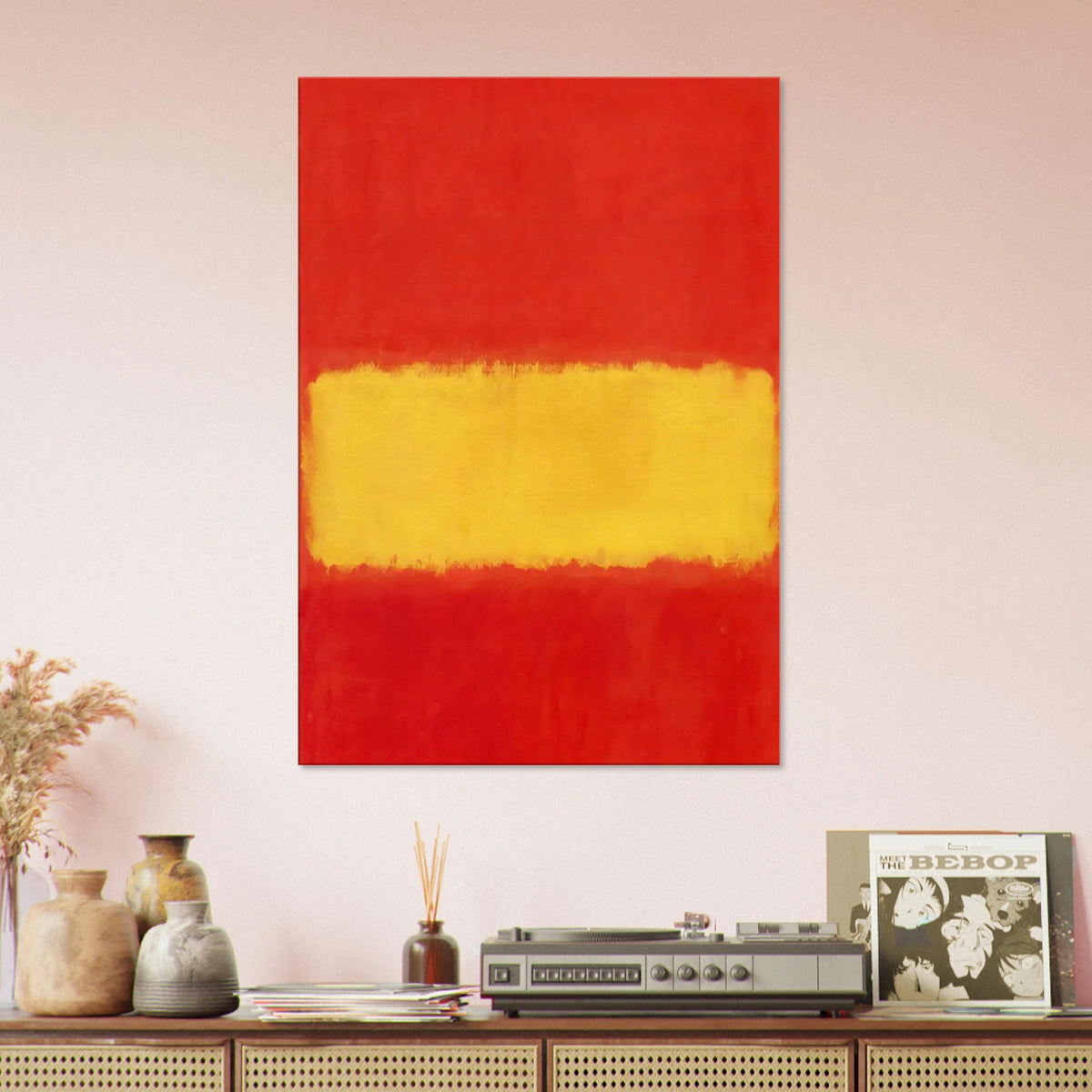 Yellow band - 1956 Canvas | Mark Rothko Canvas | Rothko Prints