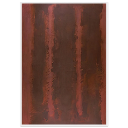 Black on Maroon - 1958 Framed Poster | Mark Rothko Framed Prints Wall Art | Rothko Prints