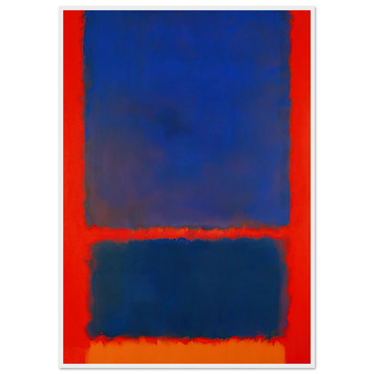 Blue, Orange, Red - 1961 Framed Poster | Mark Rothko Framed Prints Wall Art | Rothko Prints