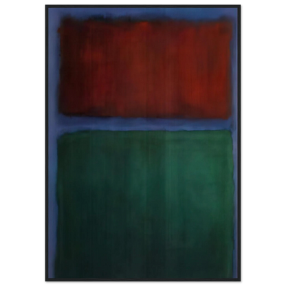 Earth and Green - 1955 Framed Poster | Mark Rothko Framed Prints Wall Art | Rothko Prints