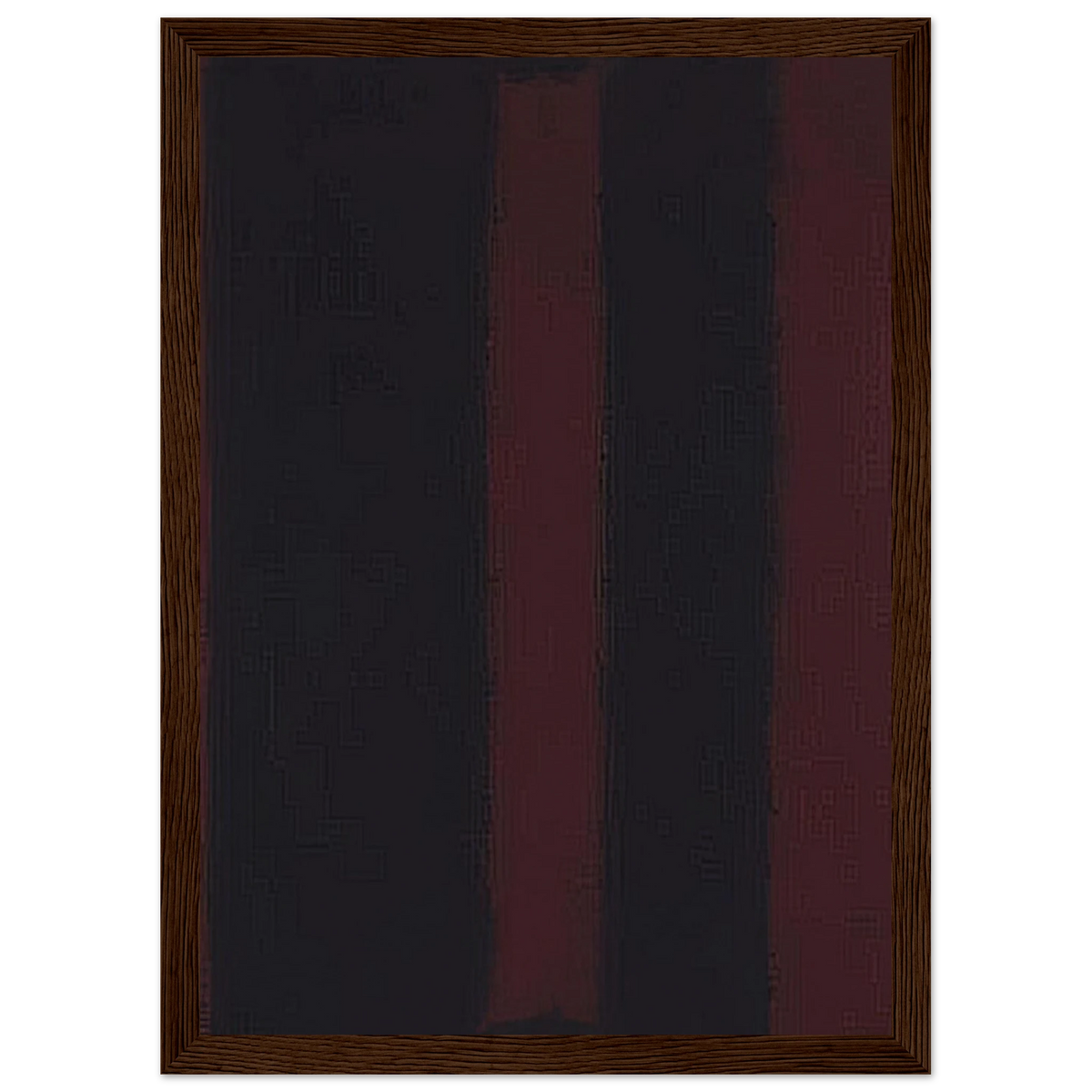 Black on Maroon - 1959 Framed Poster | Mark Rothko Framed Prints Wall Art | Rothko Prints