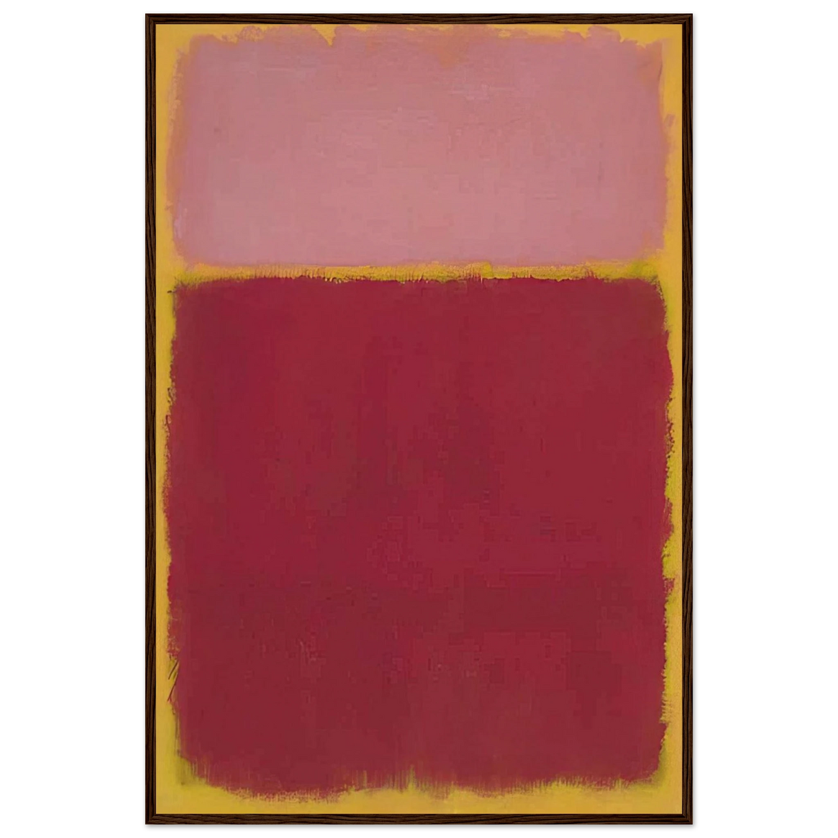 Untitled No. 17 - 1961 Framed Poster | Mark Rothko Framed Prints Wall Art | Rothko Prints