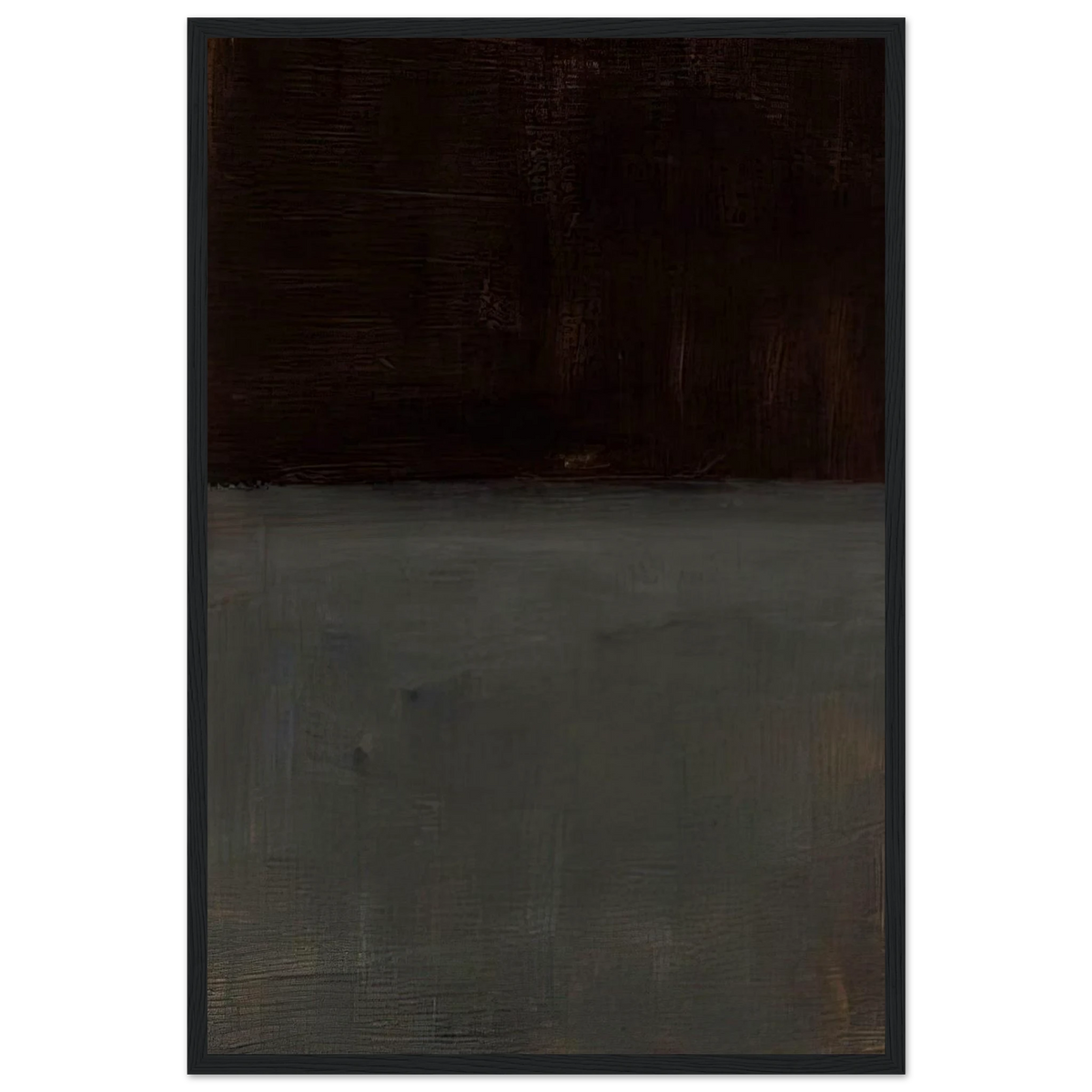 Untitled brown and gray - 1969 Framed Poster | Mark Rothko Framed Prints Wall Art | Rothko Prints