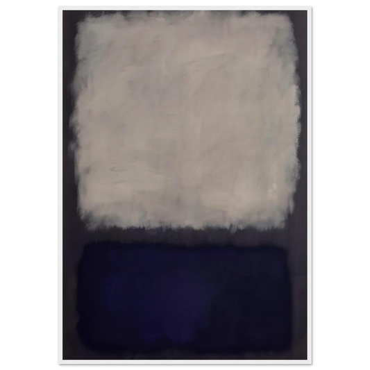 Blue and gray - 1962 Framed Poster | Mark Rothko Framed Prints Wall Art | Rothko Prints
