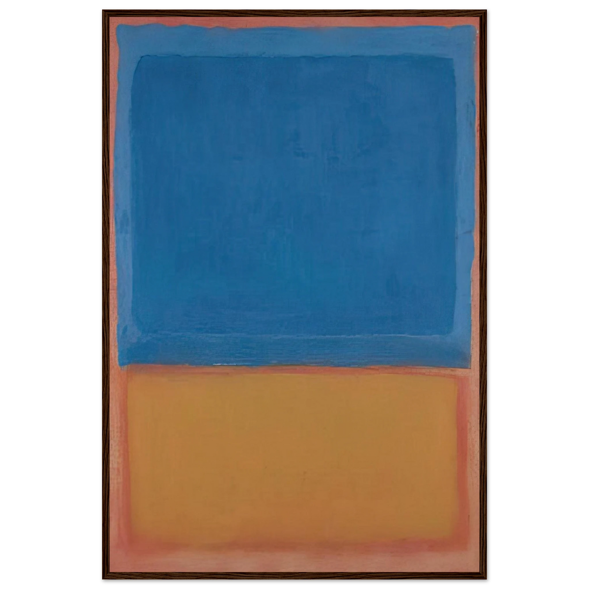 Untitled Red, Blue, Orange - 1955 Framed Poster | Mark Rothko Framed Prints Wall Art | Rothko Prints
