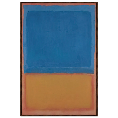 Untitled Red, Blue, Orange - 1955 Framed Poster | Mark Rothko Framed Prints Wall Art | Rothko Prints