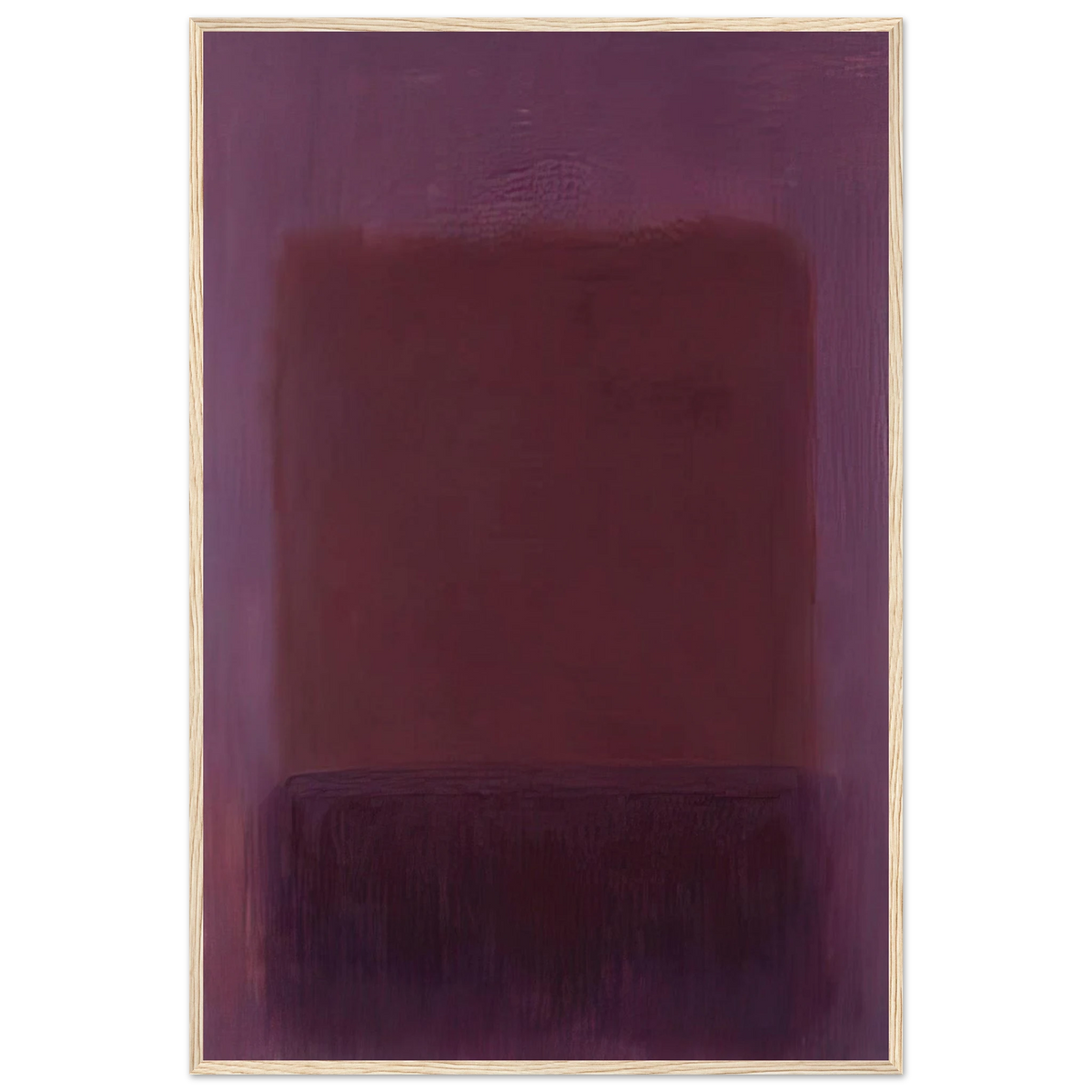 Purple Brown - 1957 Framed Poster | Mark Rothko Framed Prints Wall Art | Rothko Prints