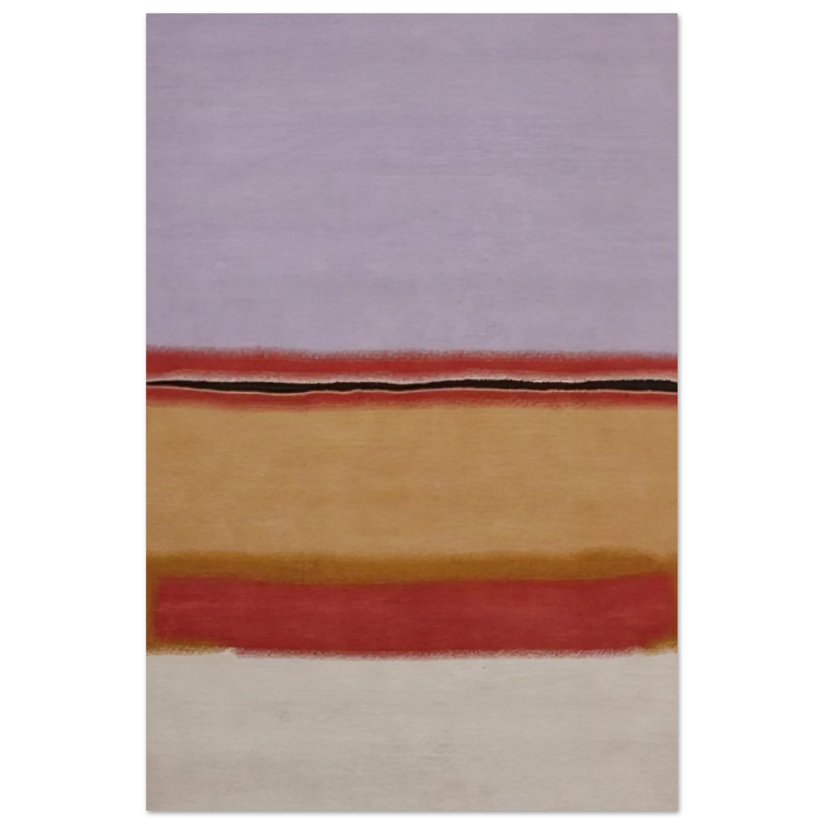 Orange over Violet - 1968 Poster | Mark Rothko Poster | Rothko Prints