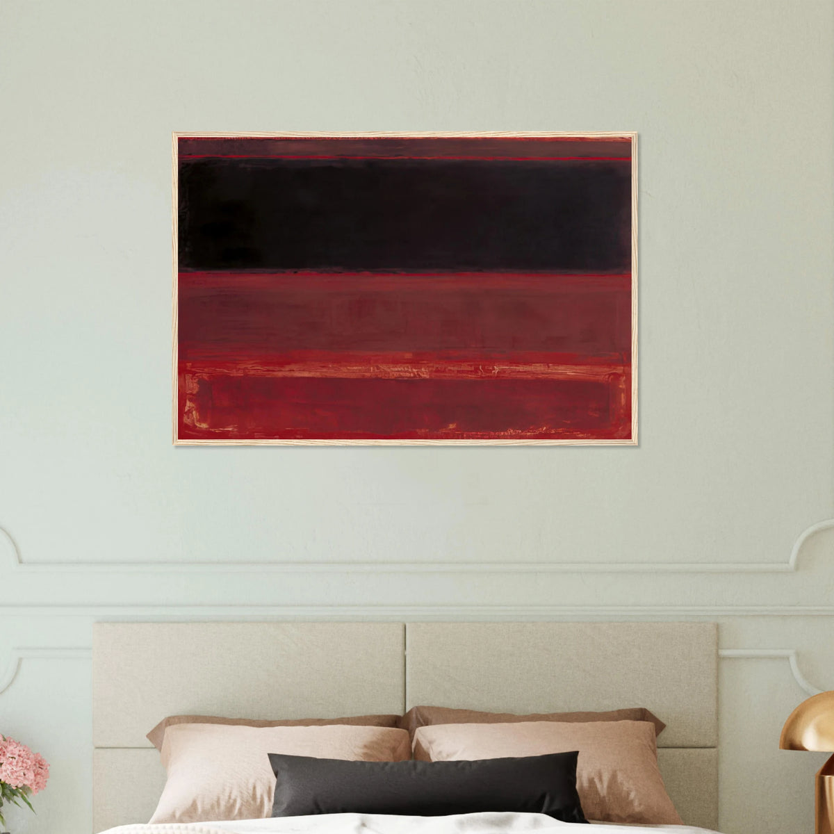 Four Darks in Red - 1958 Framed Poster | Mark Rothko Framed Prints Wall Art | Rothko Prints
