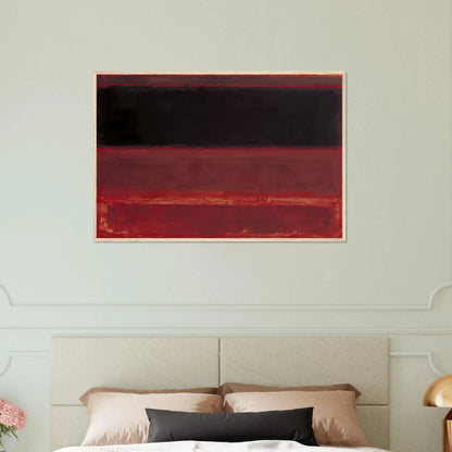 Four Darks in Red - 1958 Framed Poster | Mark Rothko Framed Prints Wall Art | Rothko Prints
