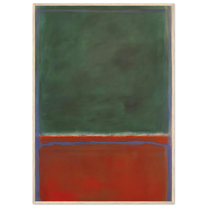 Green and Maroon - 1953 Framed Poster | Mark Rothko Framed Prints Wall Art | Rothko Prints