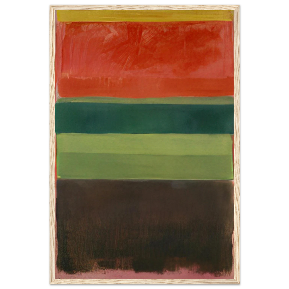 Untitled - 1949 Framed Poster | Mark Rothko Framed Prints Wall Art | Rothko Prints