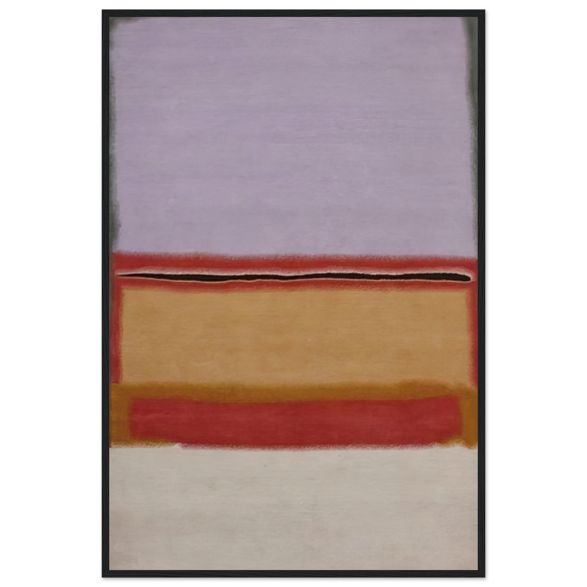 Orange over Violet - 1968 Framed Poster | Mark Rothko Framed Prints Wall Art | Rothko Prints