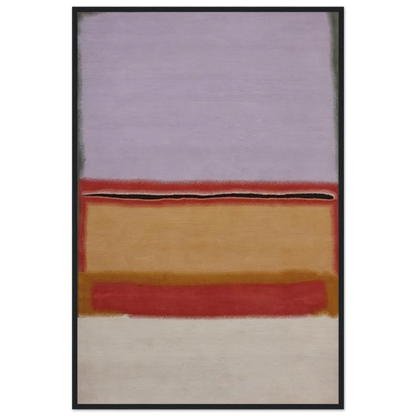 Orange over Violet - 1968 Framed Poster | Mark Rothko Framed Prints Wall Art | Rothko Prints