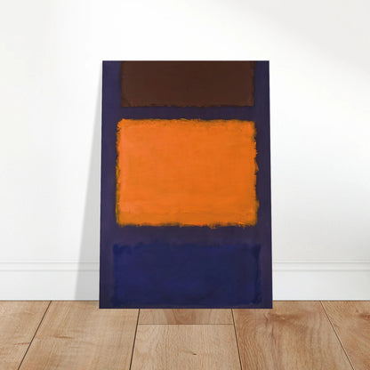 Brown, Orange, Blue on Maroon - c.1963  United States Canvas | Mark Rothko Canvas | Rothko Prints