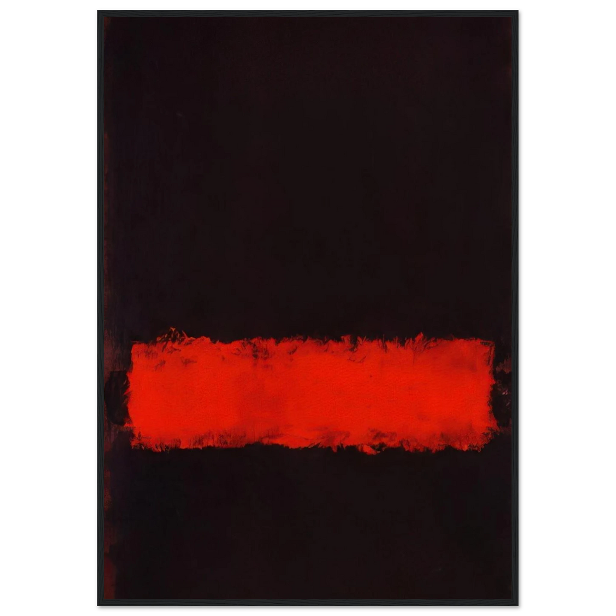 Black, Red and Black - 1968 Framed Poster | Mark Rothko Framed Prints Wall Art | Rothko Prints