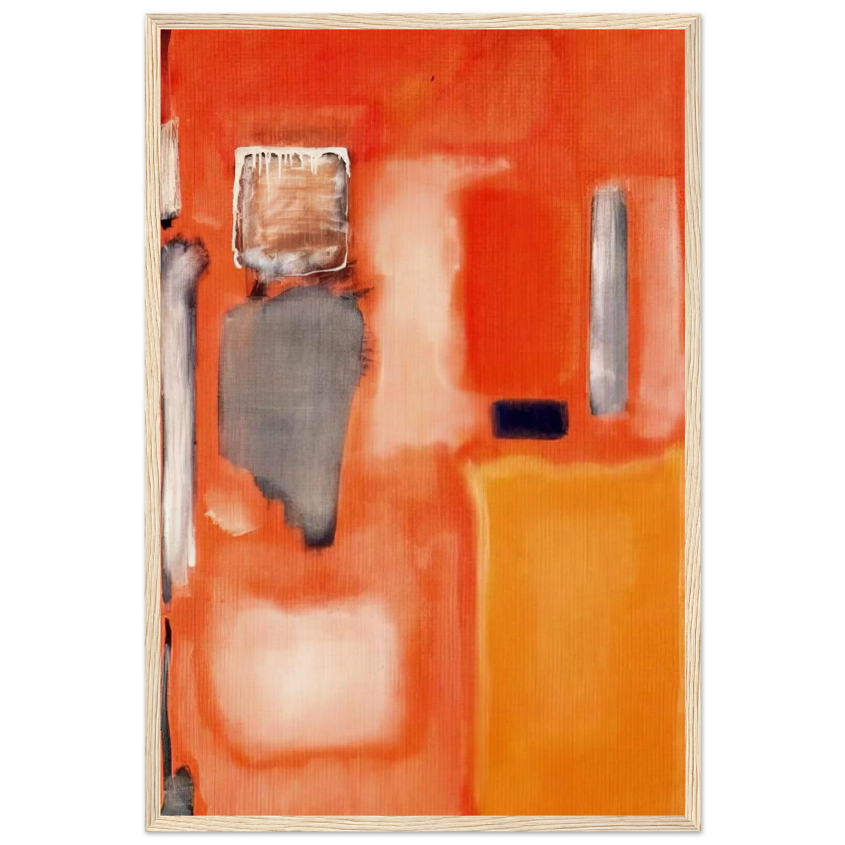No. 19 - 1949 Framed Poster | Mark Rothko Framed Prints Wall Art | Rothko Prints