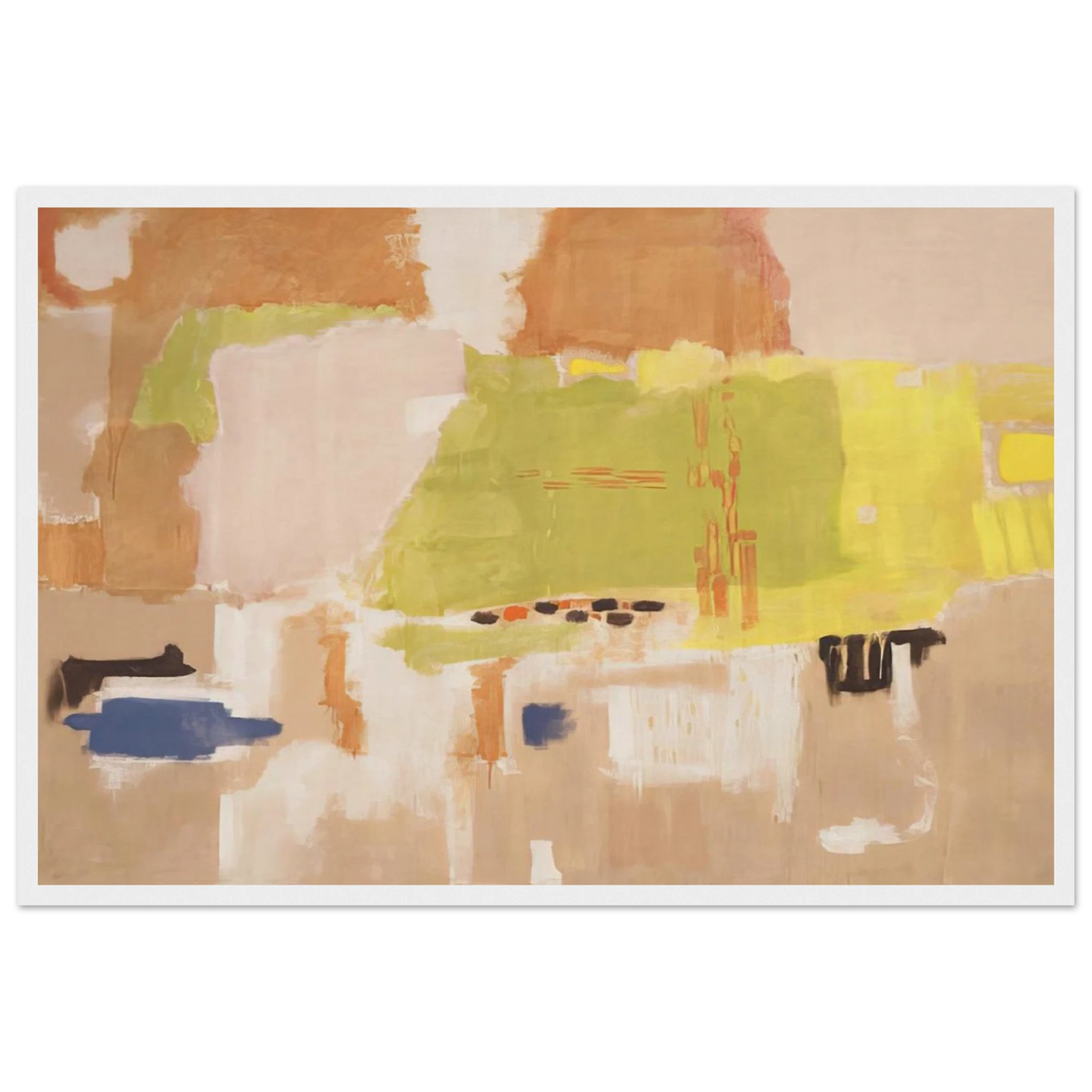No.1 Untitled - 1948 Framed Poster | Mark Rothko Framed Prints Wall Art | Rothko Prints