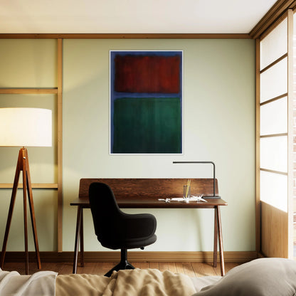 Earth and Green - 1955 Framed Poster | Mark Rothko Framed Prints Wall Art | Rothko Prints