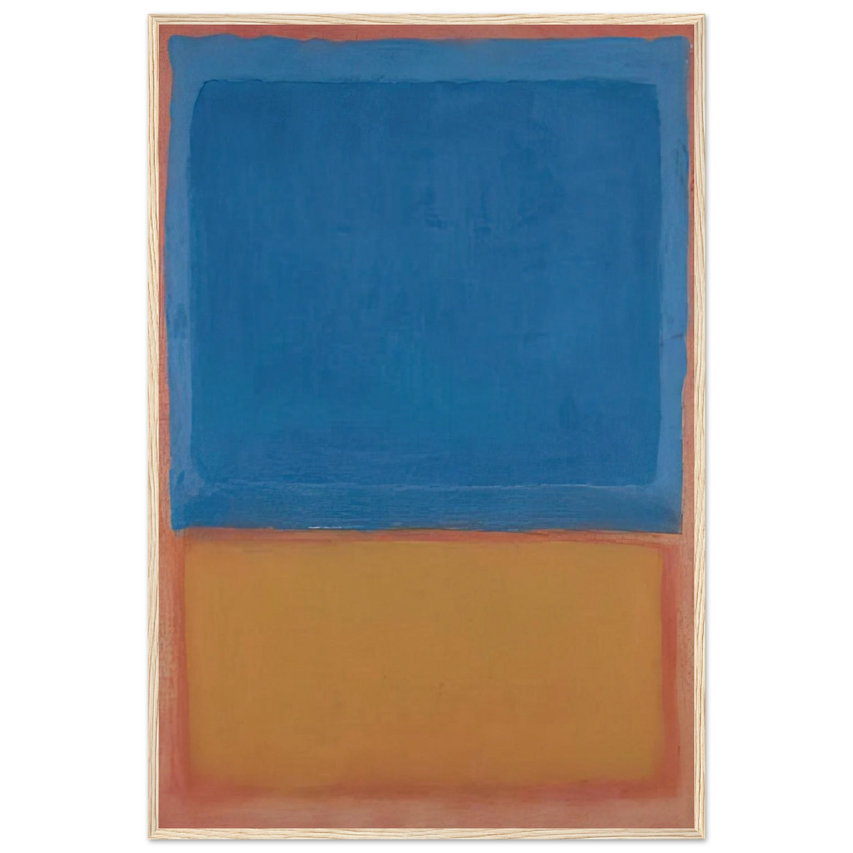 Untitled Red, Blue, Orange - 1955 Framed Poster | Mark Rothko Framed Prints Wall Art | Rothko Prints