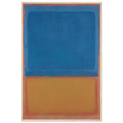 Untitled Red, Blue, Orange - 1955 Framed Poster | Mark Rothko Framed Prints Wall Art | Rothko Prints