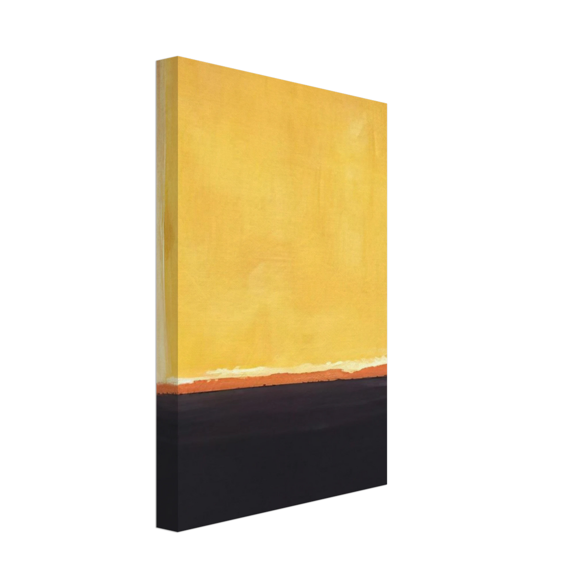 Yellow, Charcoal, Brown - 1953 Canvas | Mark Rothko Canvas | Rothko Prints