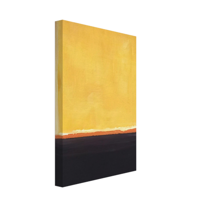 Yellow, Charcoal, Brown - 1953 Canvas | Mark Rothko Canvas | Rothko Prints