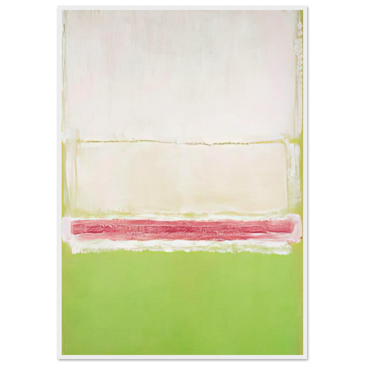 No. 2 No. 7 and No. 2 - 1951 Framed Poster | Mark Rothko Framed Prints Wall Art | Rothko Prints