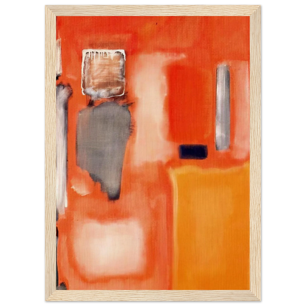 No. 19 - 1949 Framed Poster | Mark Rothko Framed Prints Wall Art | Rothko Prints