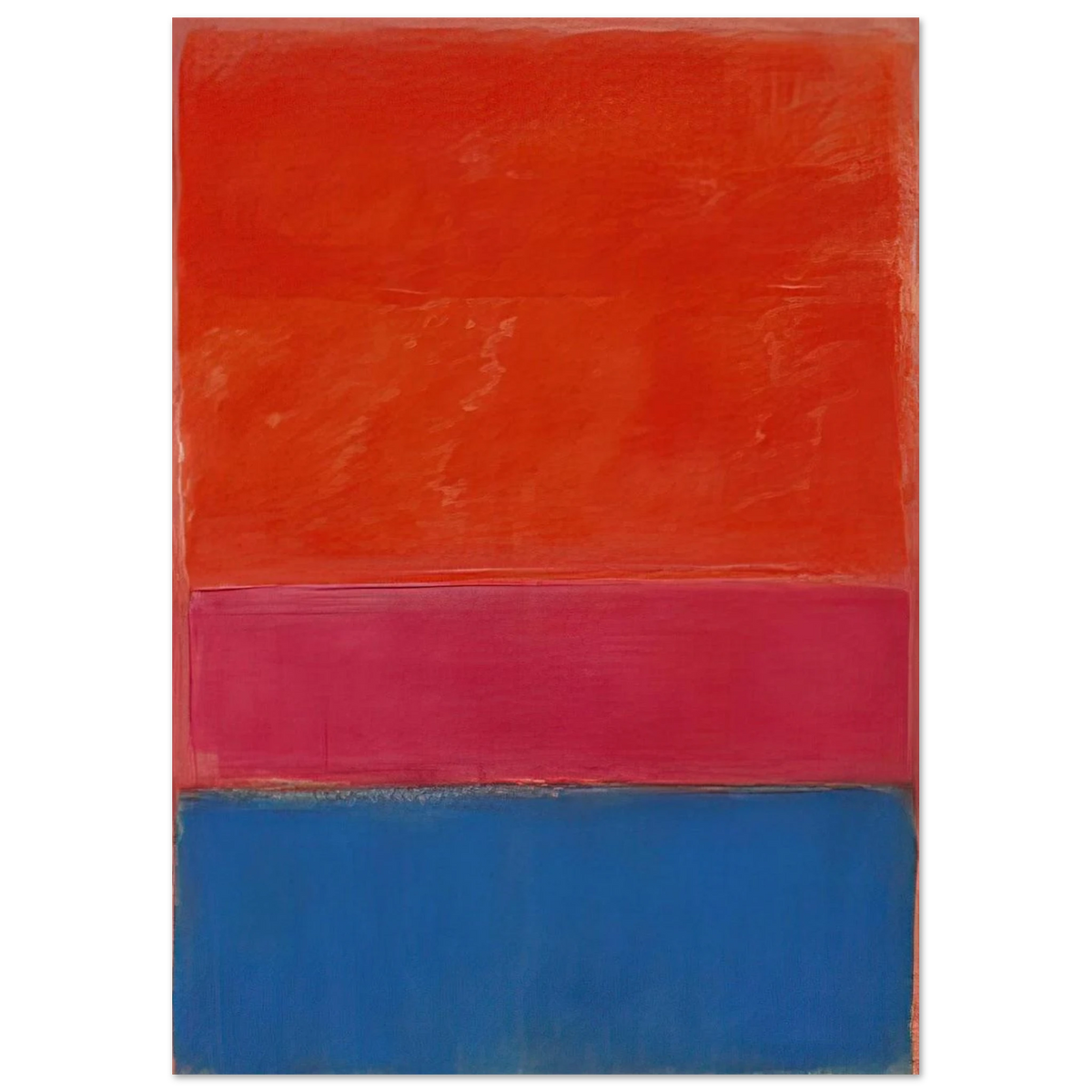 No. 1 Royal Red and Blue - 1954 Poster | Mark Rothko Poster | Rothko Prints