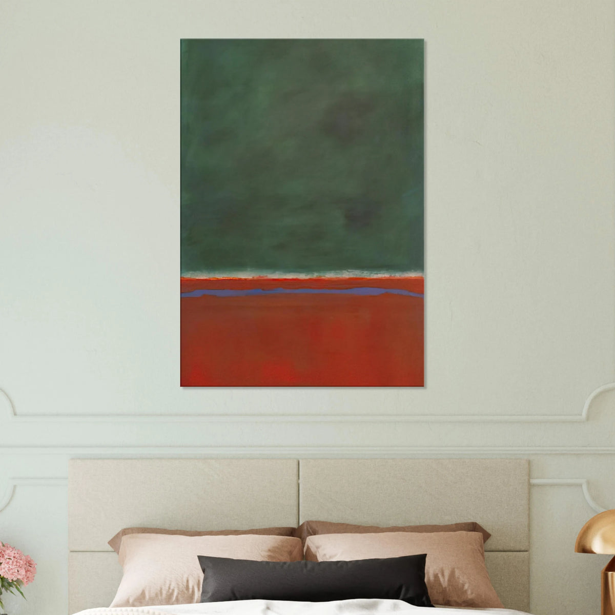 Green and Maroon - 1953 Canvas | Mark Rothko Canvas | Rothko Prints