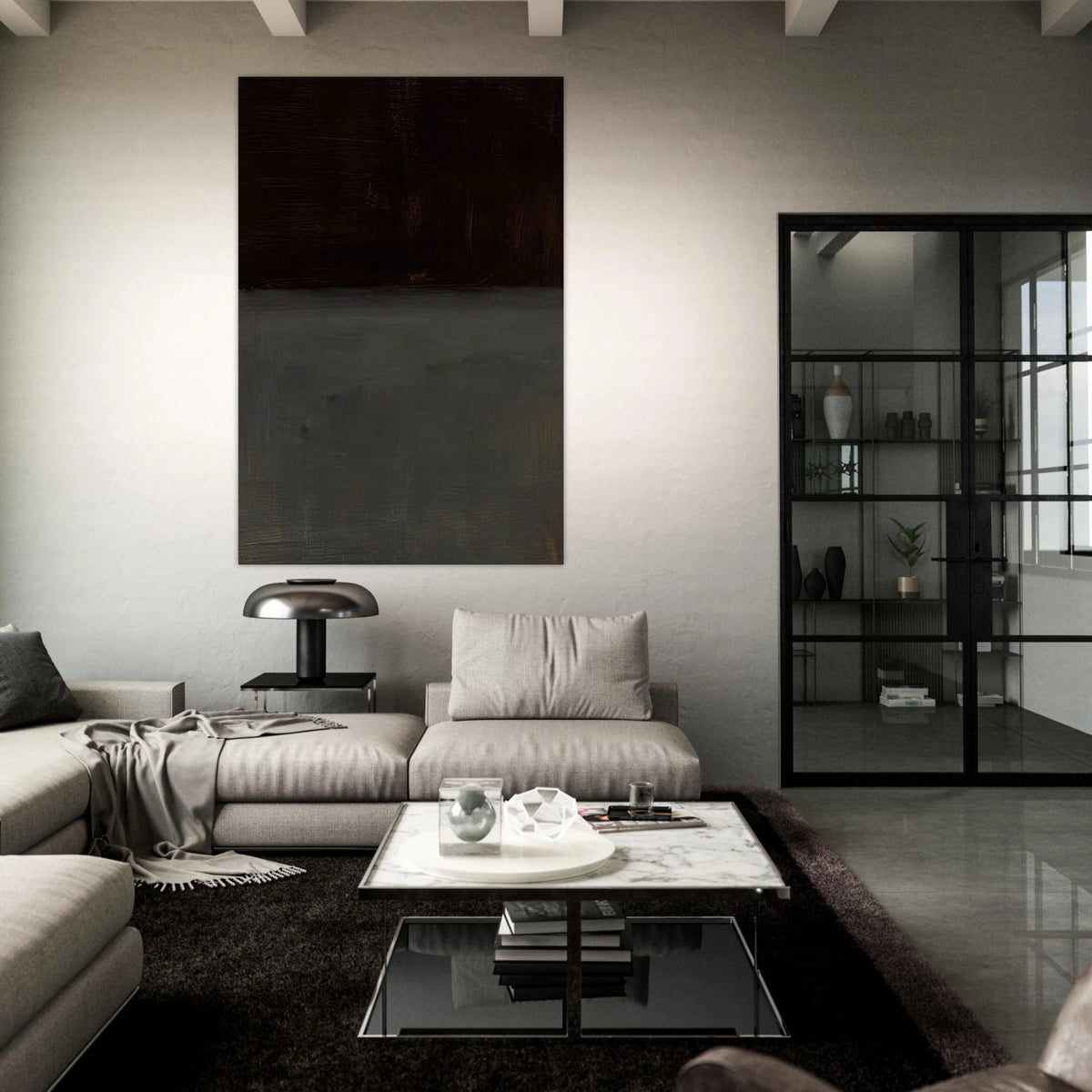 Untitled brown and gray - 1969 Poster | Mark Rothko Poster | Rothko Prints