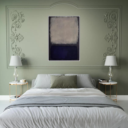 Blue and gray - 1962 Framed Poster | Mark Rothko Framed Prints Wall Art | Rothko Prints