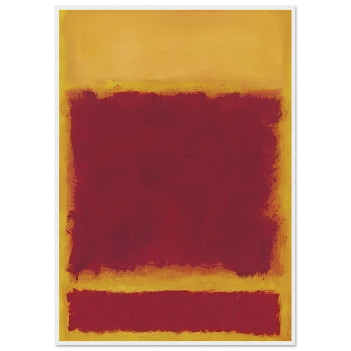 Composition - 1958 Framed Poster | Mark Rothko Framed Prints Wall Art | Rothko Prints