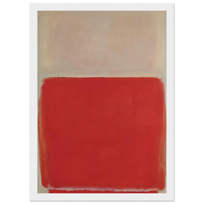 No. 3 - 1953 Framed Poster | Mark Rothko Framed Prints Wall Art | Rothko Prints