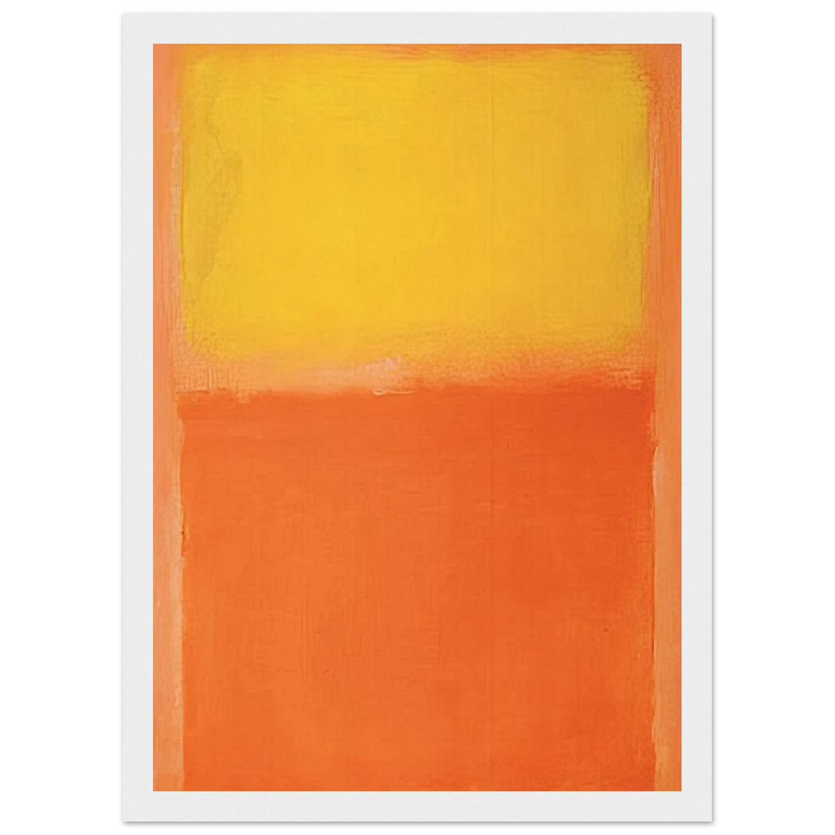 Orange and Yellow - 1956 Framed Poster | Mark Rothko Framed Prints Wall Art | Rothko Prints